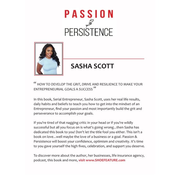 PASSION AND PERSISTENCE [PAPERBACK BOOK] - Picture 2 of 3